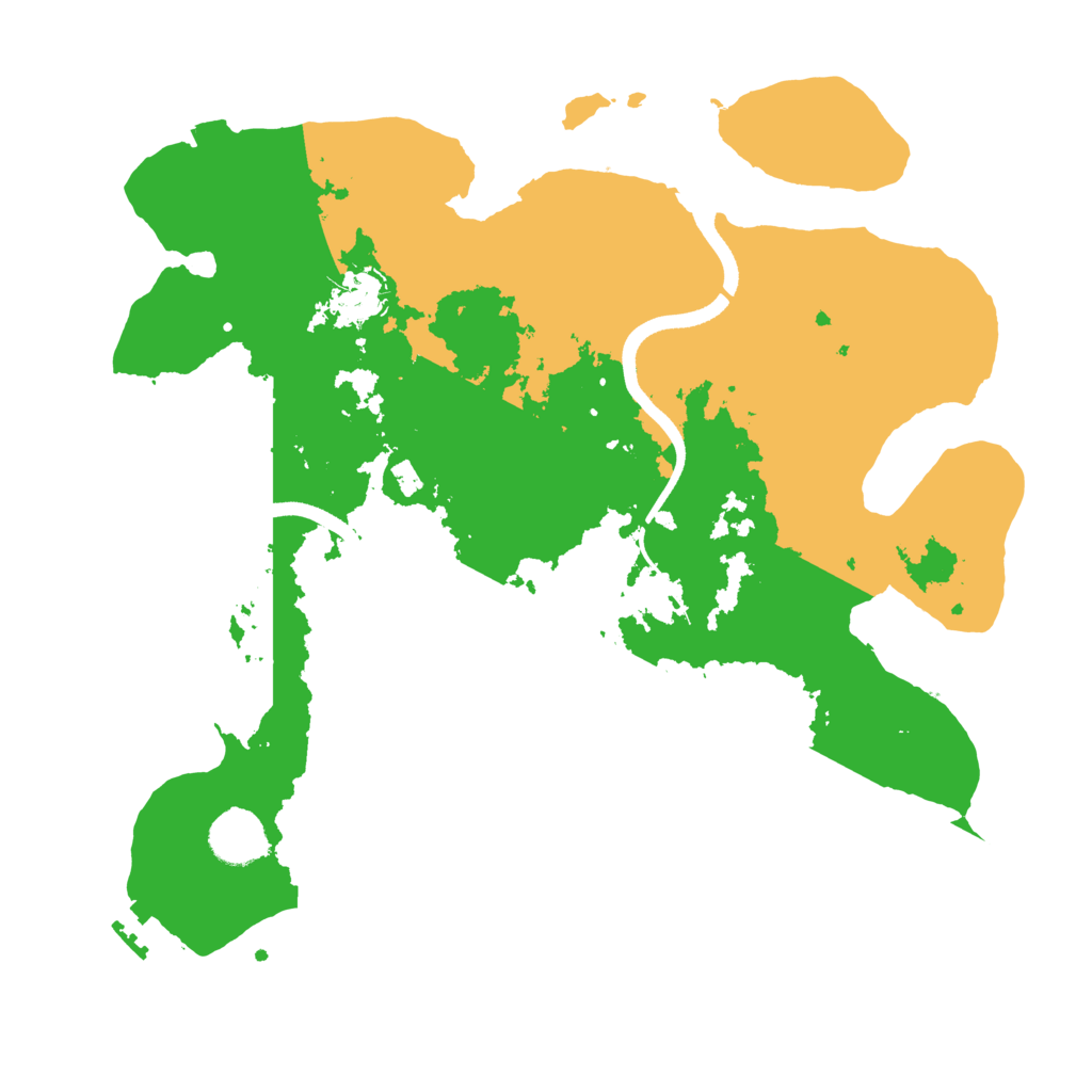 Biome Rust Map: Procedural Map, Size: 3500, Seed: 357185356