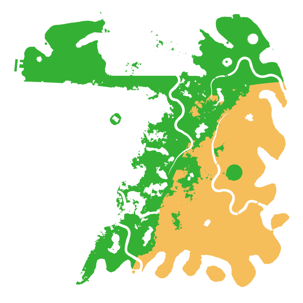 Biome Rust Map: Procedural Map, Size: 5000, Seed: 1365769805