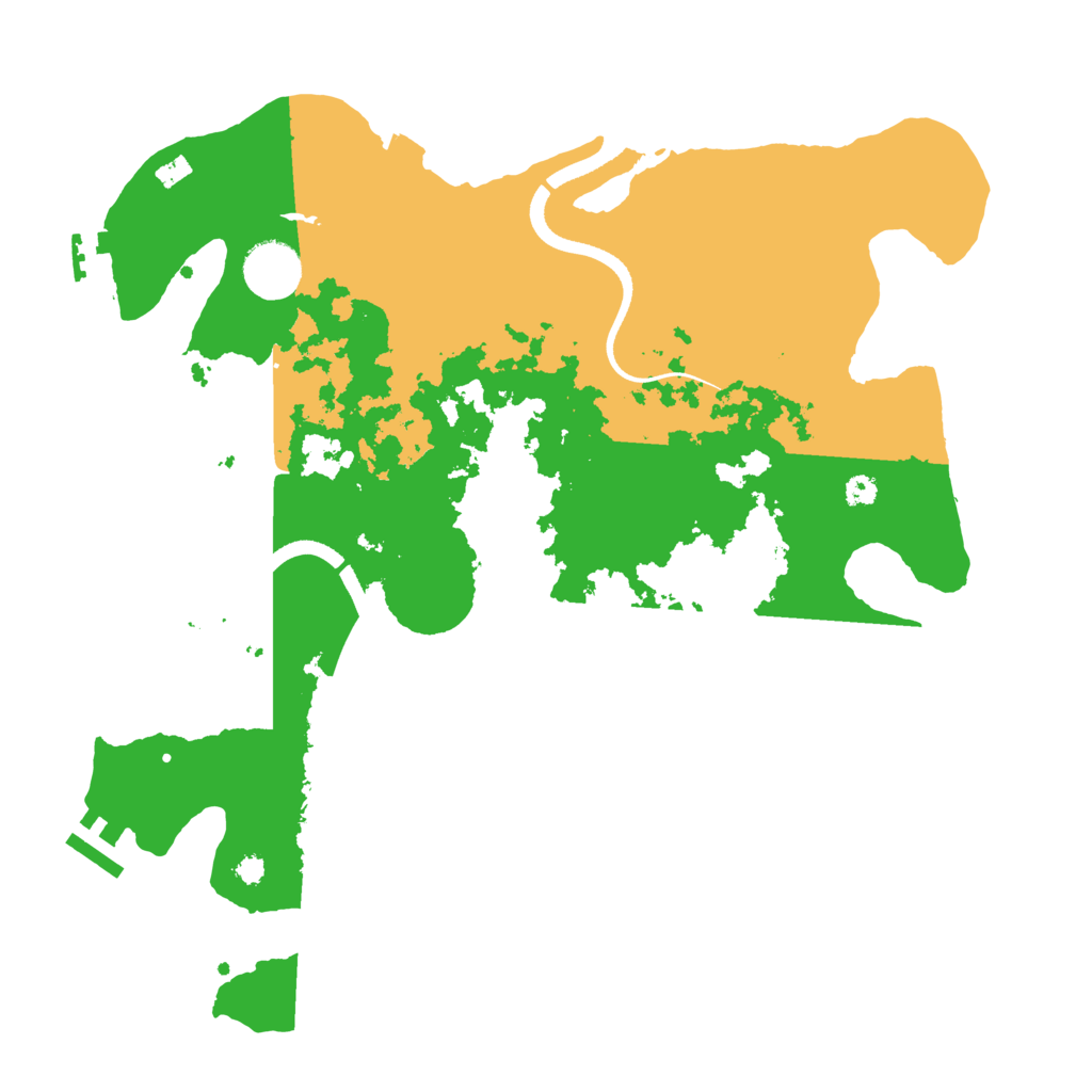 Biome Rust Map: Procedural Map, Size: 3500, Seed: 1459911533