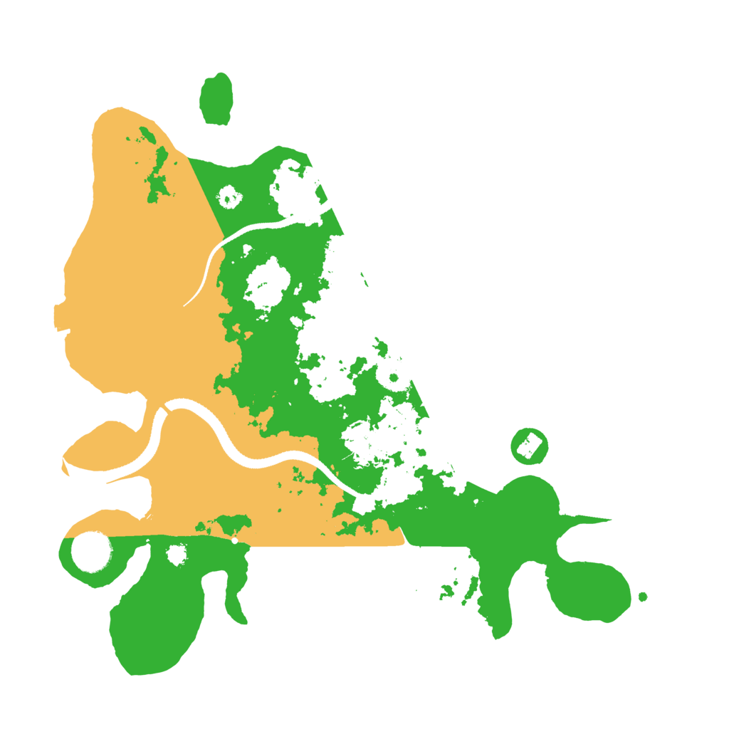 Biome Rust Map: Procedural Map, Size: 3200, Seed: 1330585641