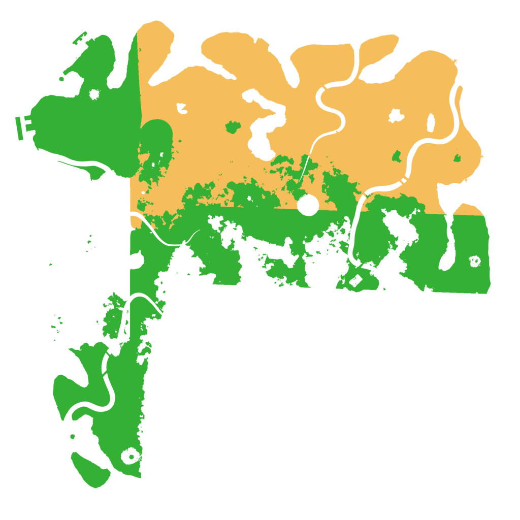 Biome Rust Map: Procedural Map, Size: 4500, Seed: 586165588