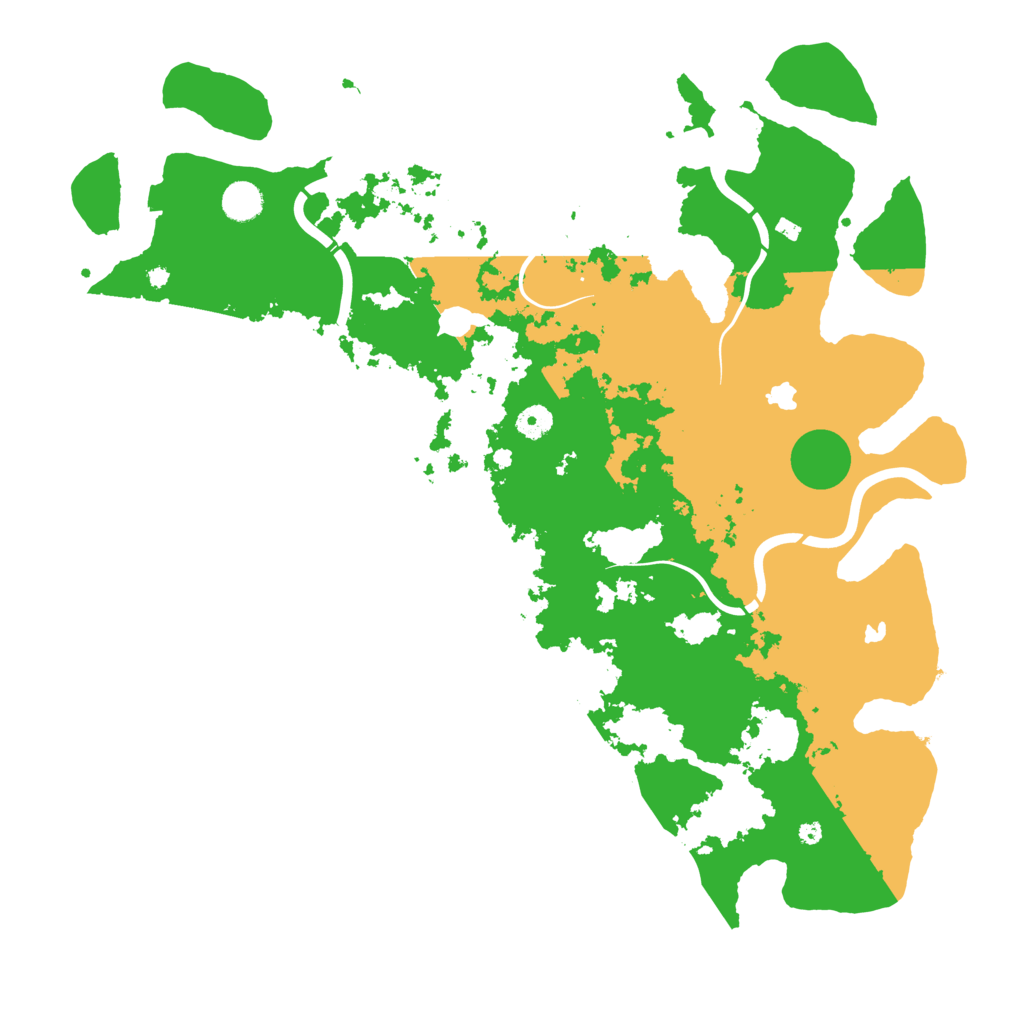Biome Rust Map: Procedural Map, Size: 4500, Seed: 1709566498