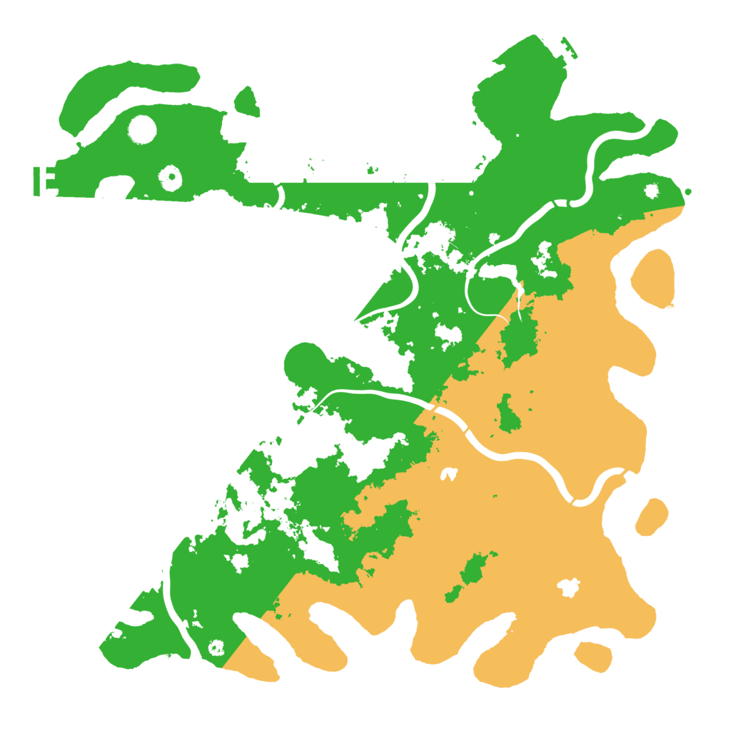 Biome Rust Map: Procedural Map, Size: 4500, Seed: 65452