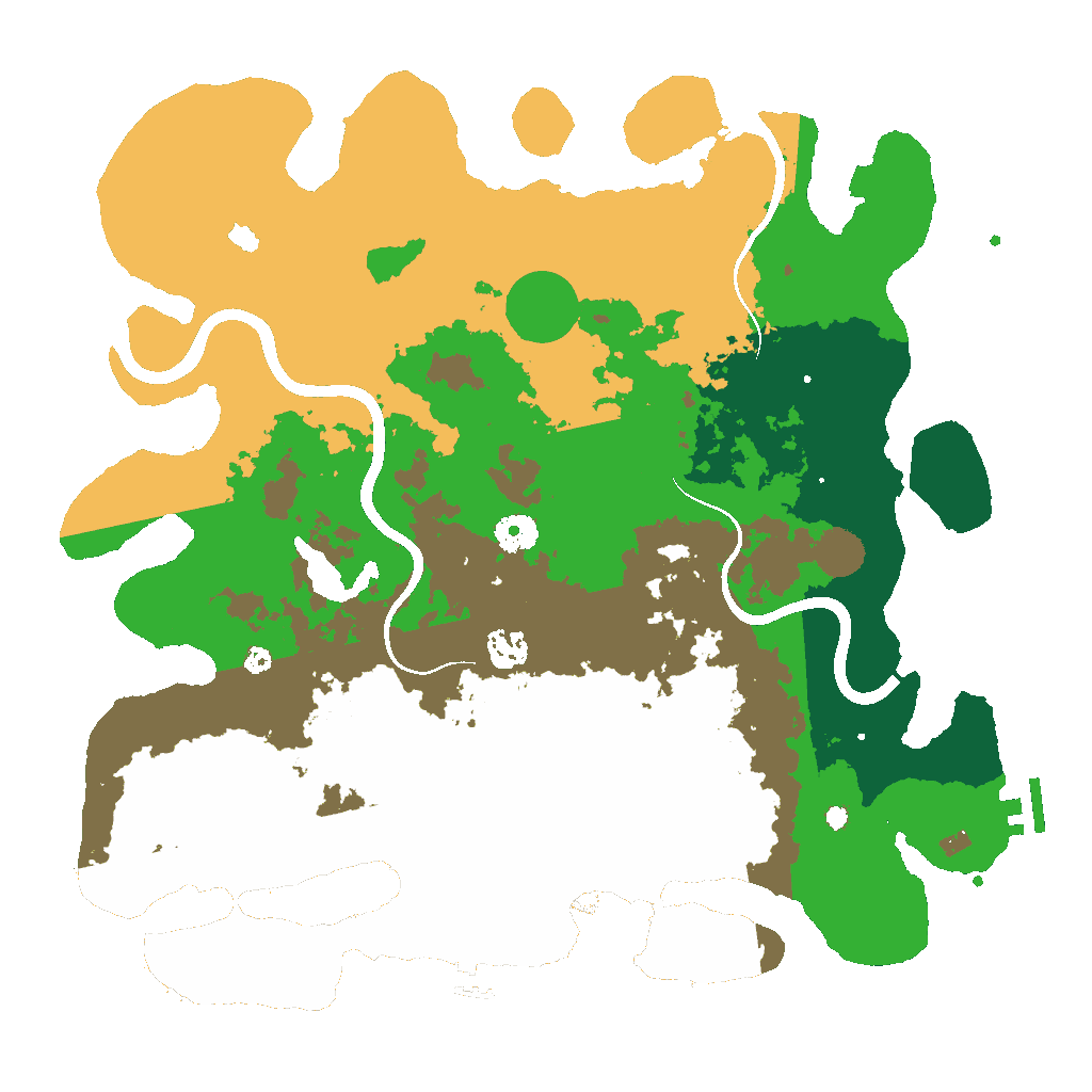 Biome Rust Map: Procedural Map, Size: 4000, Seed: 638795368