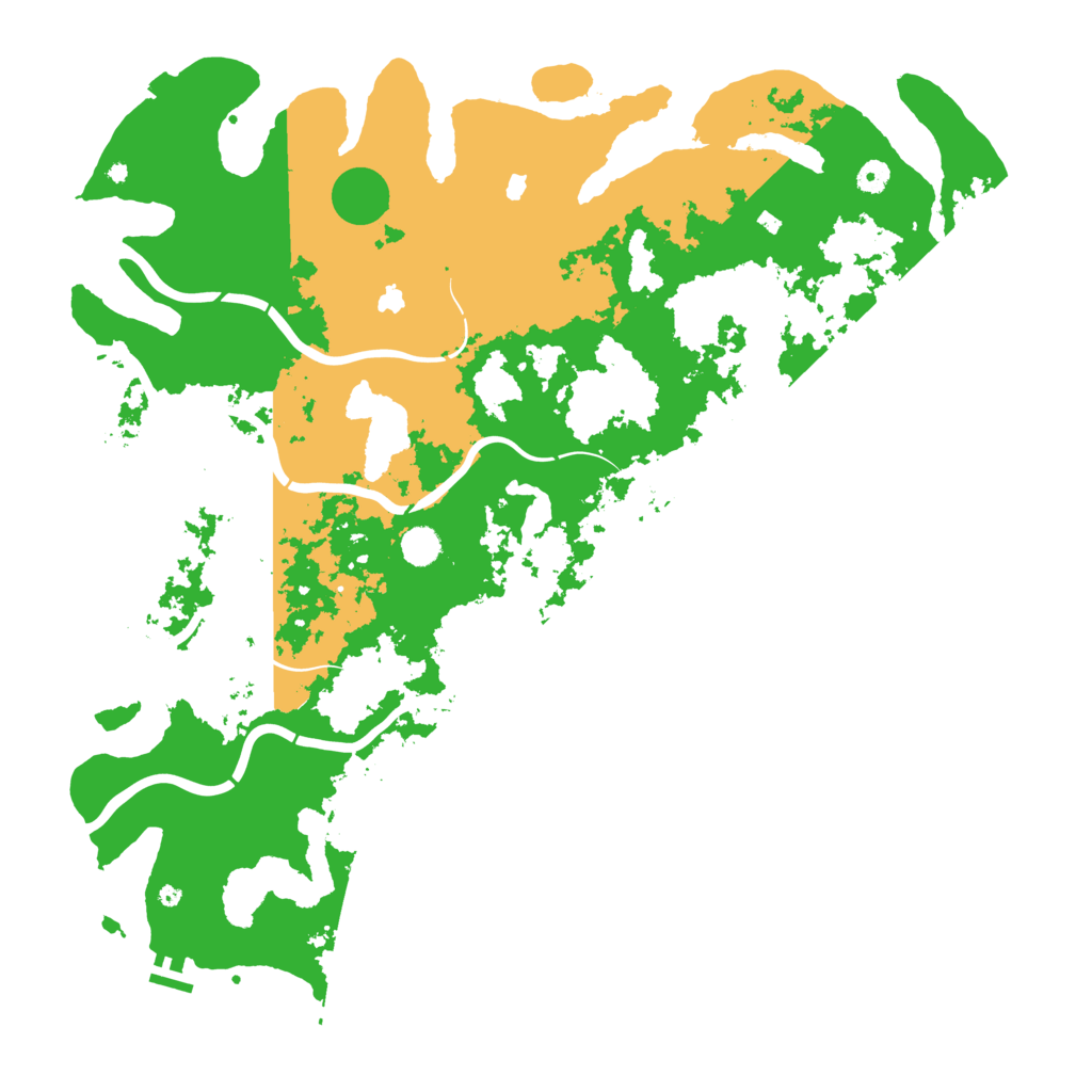 Biome Rust Map: Procedural Map, Size: 5000, Seed: 1386609987