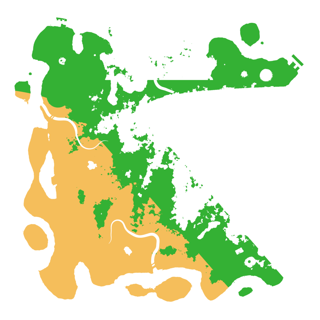 Biome Rust Map: Procedural Map, Size: 4500, Seed: 416694620