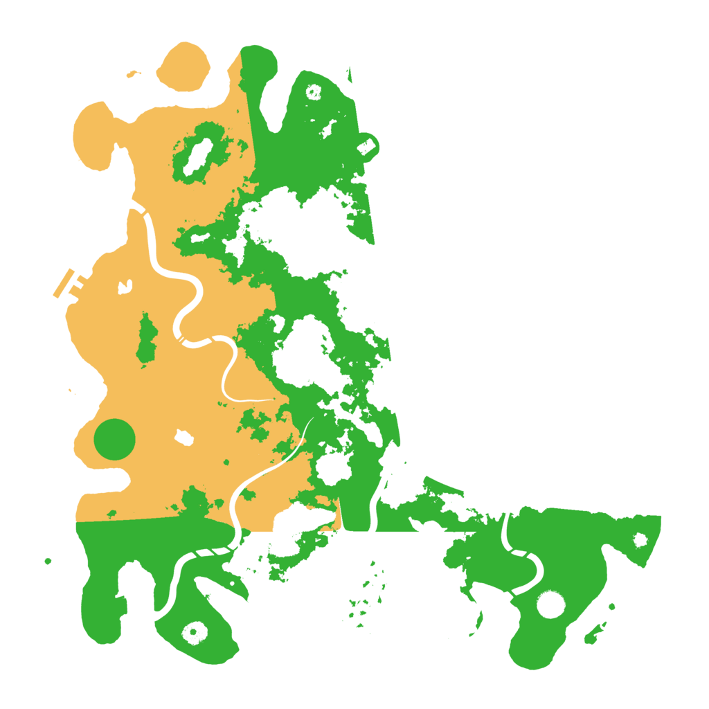 Biome Rust Map: Procedural Map, Size: 4500, Seed: 2043424415