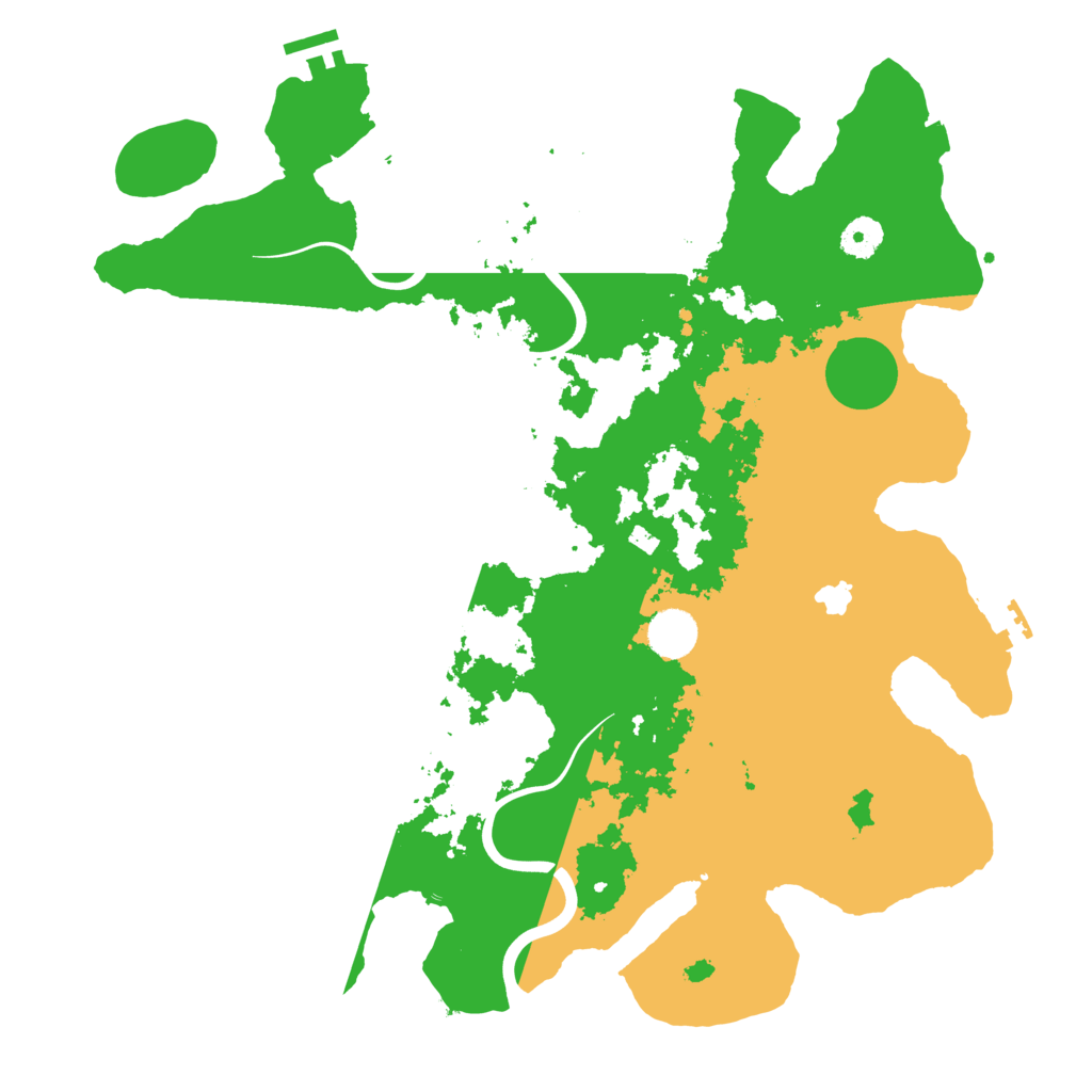 Biome Rust Map: Procedural Map, Size: 4000, Seed: 214546267