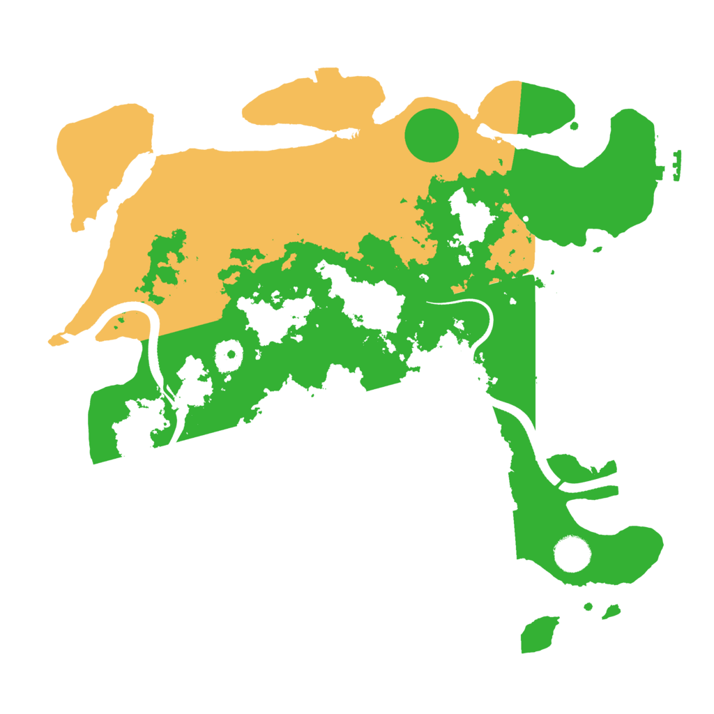 Biome Rust Map: Procedural Map, Size: 3500, Seed: 1238941511