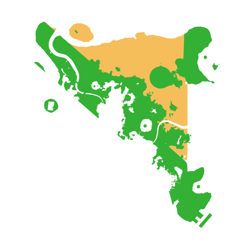Biome Rust Map: Procedural Map, Size: 3000, Seed: 93718