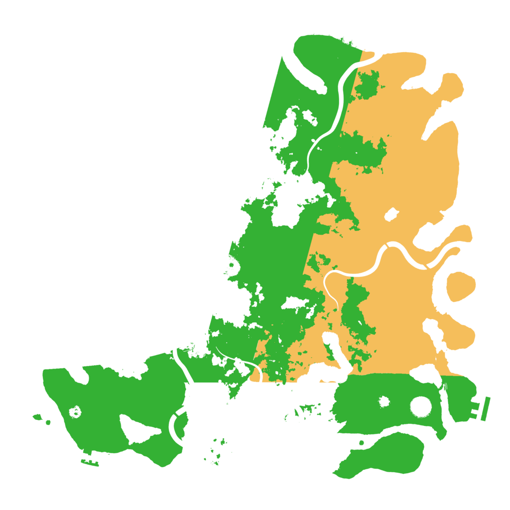 Biome Rust Map: Procedural Map, Size: 4250, Seed: 854357642