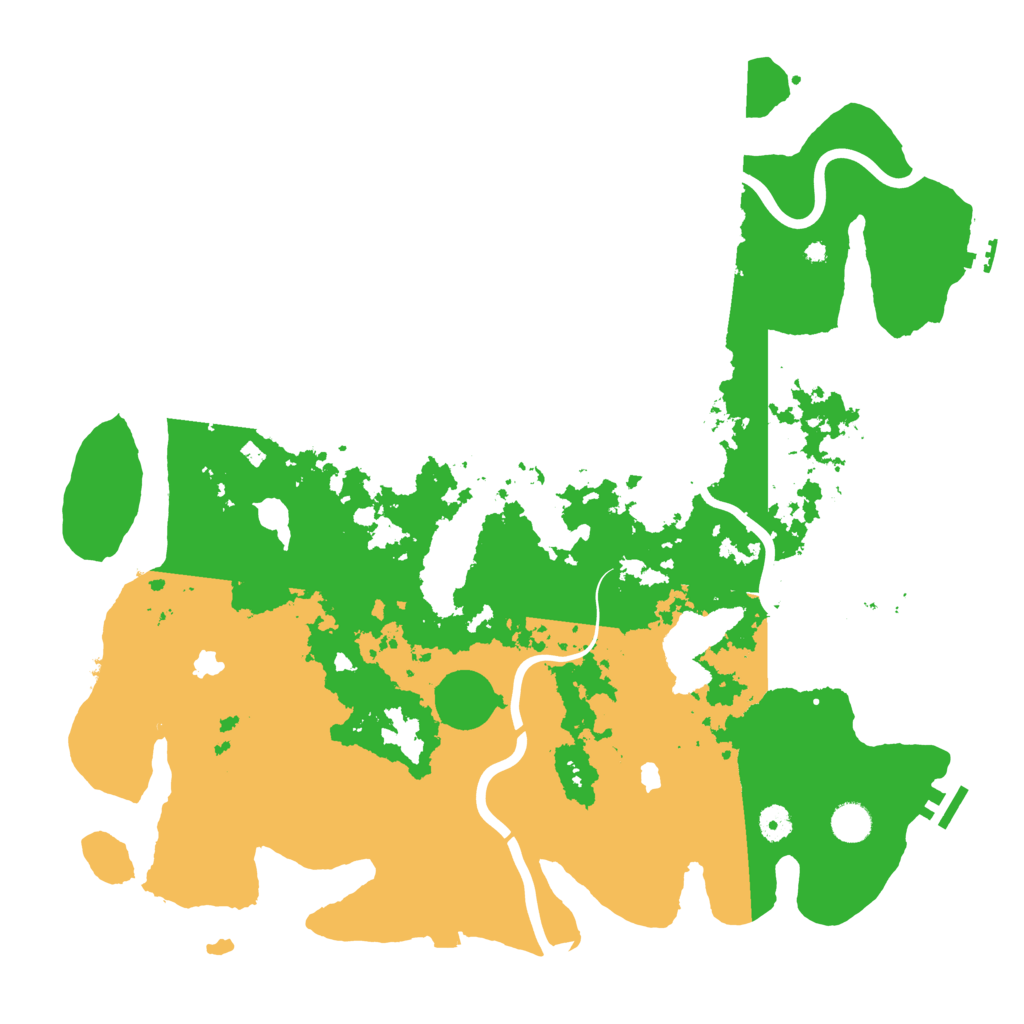 Biome Rust Map: Procedural Map, Size: 4500, Seed: 861765867