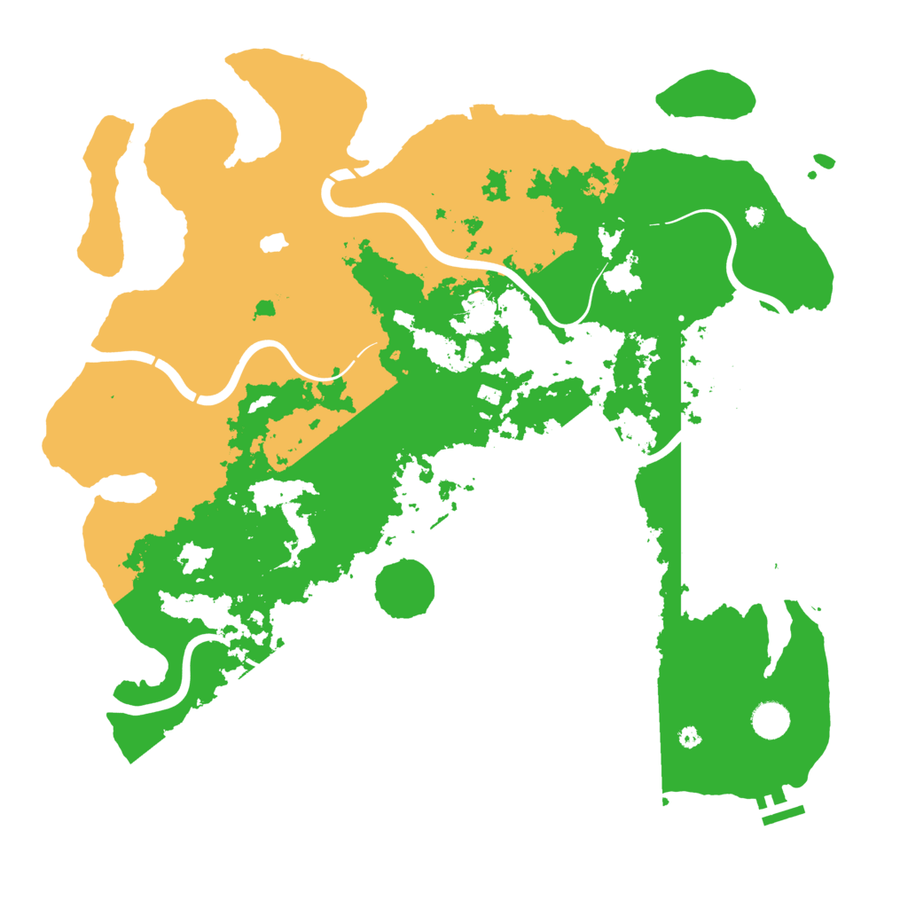 Biome Rust Map: Procedural Map, Size: 4250, Seed: 489585493