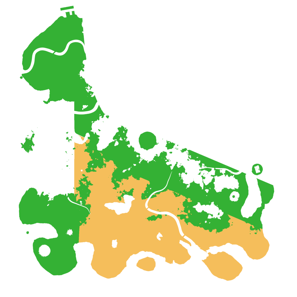 Biome Rust Map: Procedural Map, Size: 4500, Seed: 1303224274