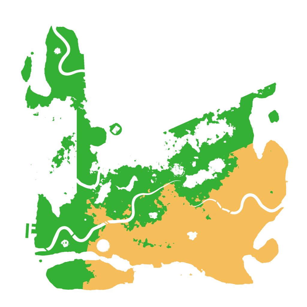 Biome Rust Map: Procedural Map, Size: 4250, Seed: 3586737