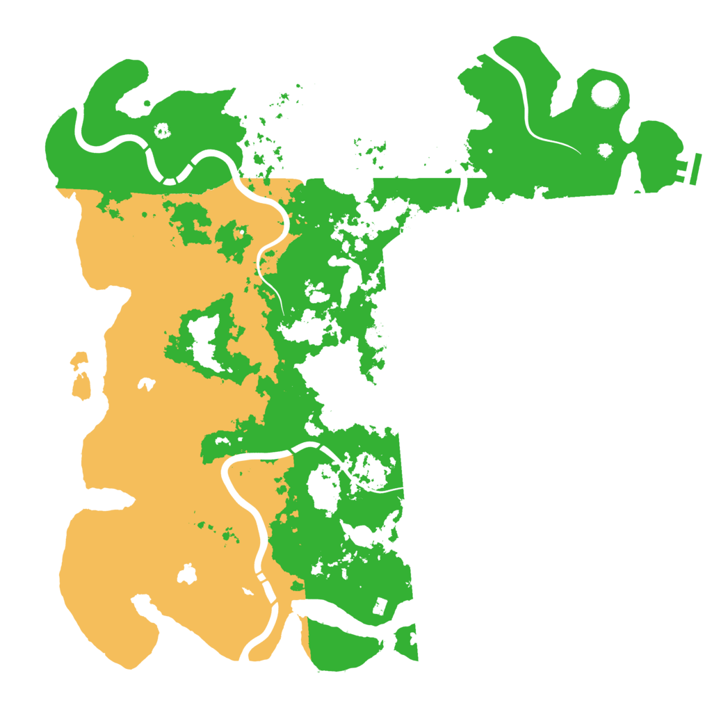 Biome Rust Map: Procedural Map, Size: 4500, Seed: 956515245