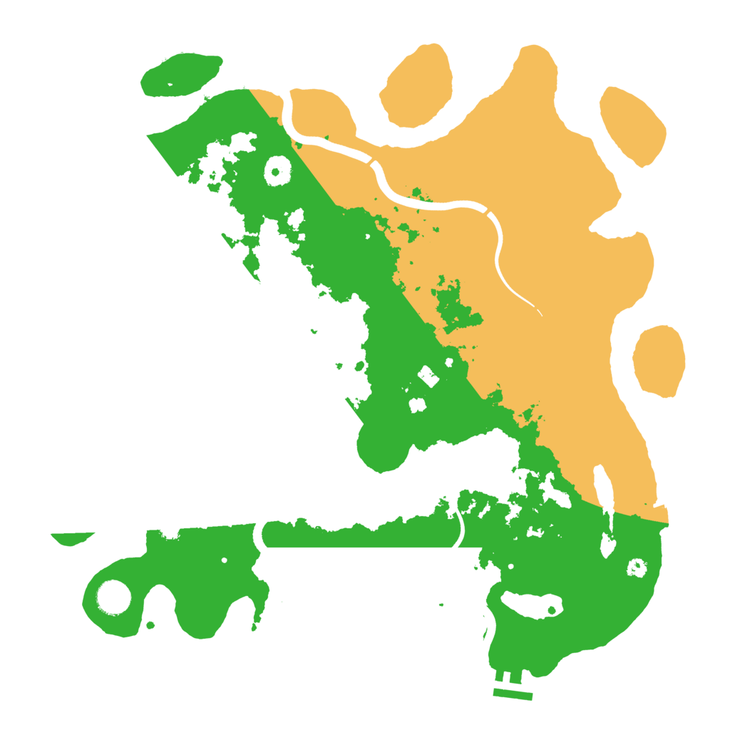 Biome Rust Map: Procedural Map, Size: 3750, Seed: 103422006