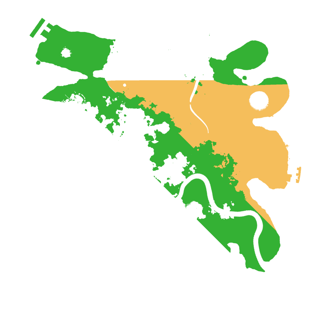 Biome Rust Map: Procedural Map, Size: 3000, Seed: 950510172