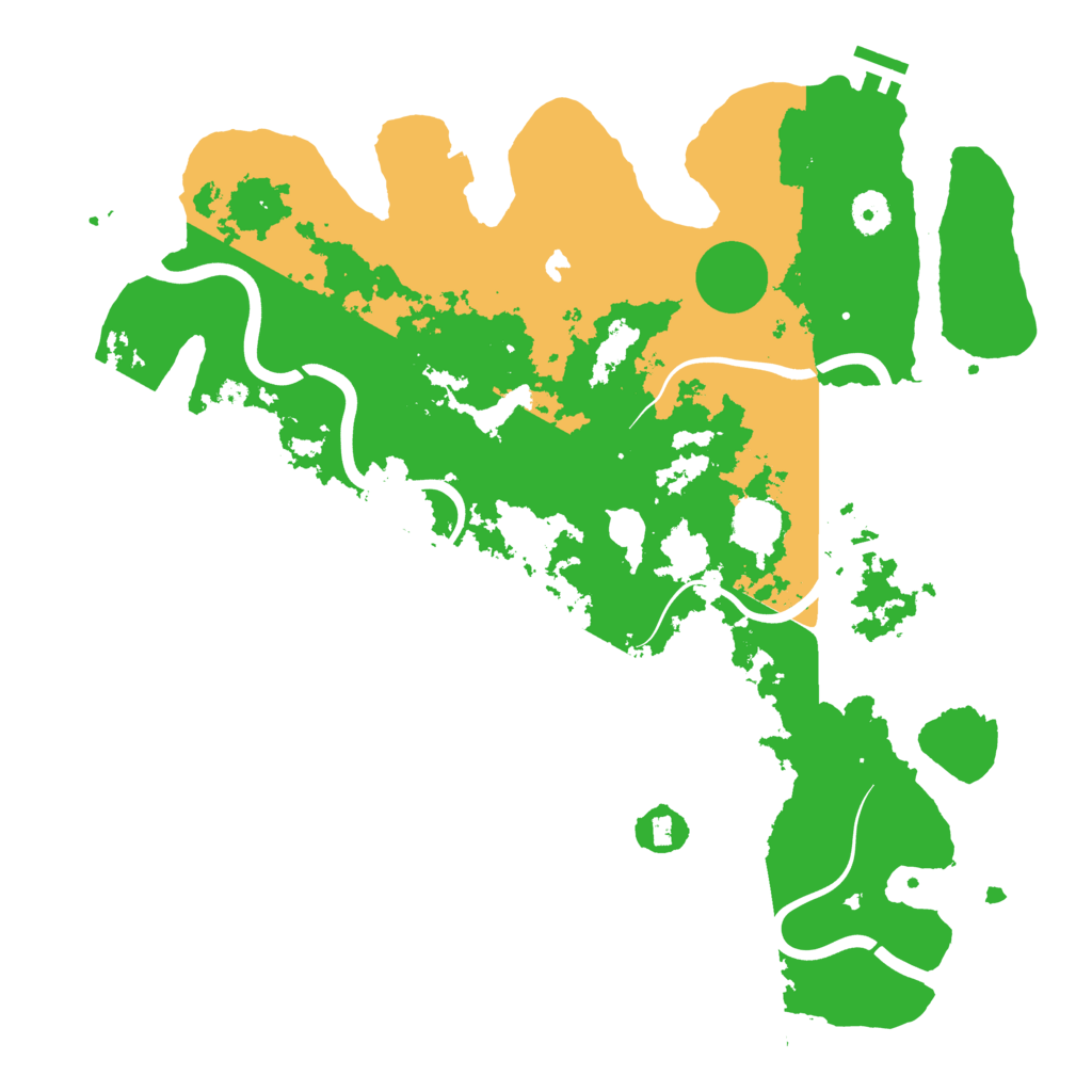 Biome Rust Map: Procedural Map, Size: 4000, Seed: 989240981