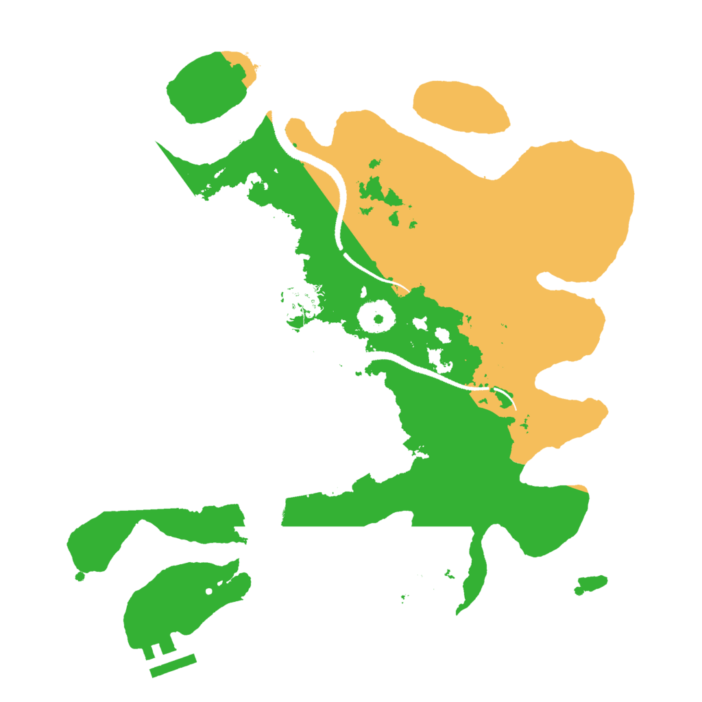 Biome Rust Map: Procedural Map, Size: 3000, Seed: 687397845