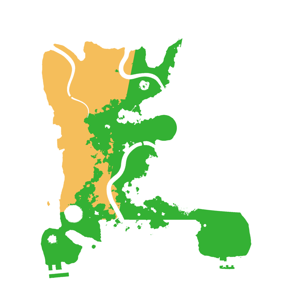 Biome Rust Map: Procedural Map, Size: 3000, Seed: 848081725