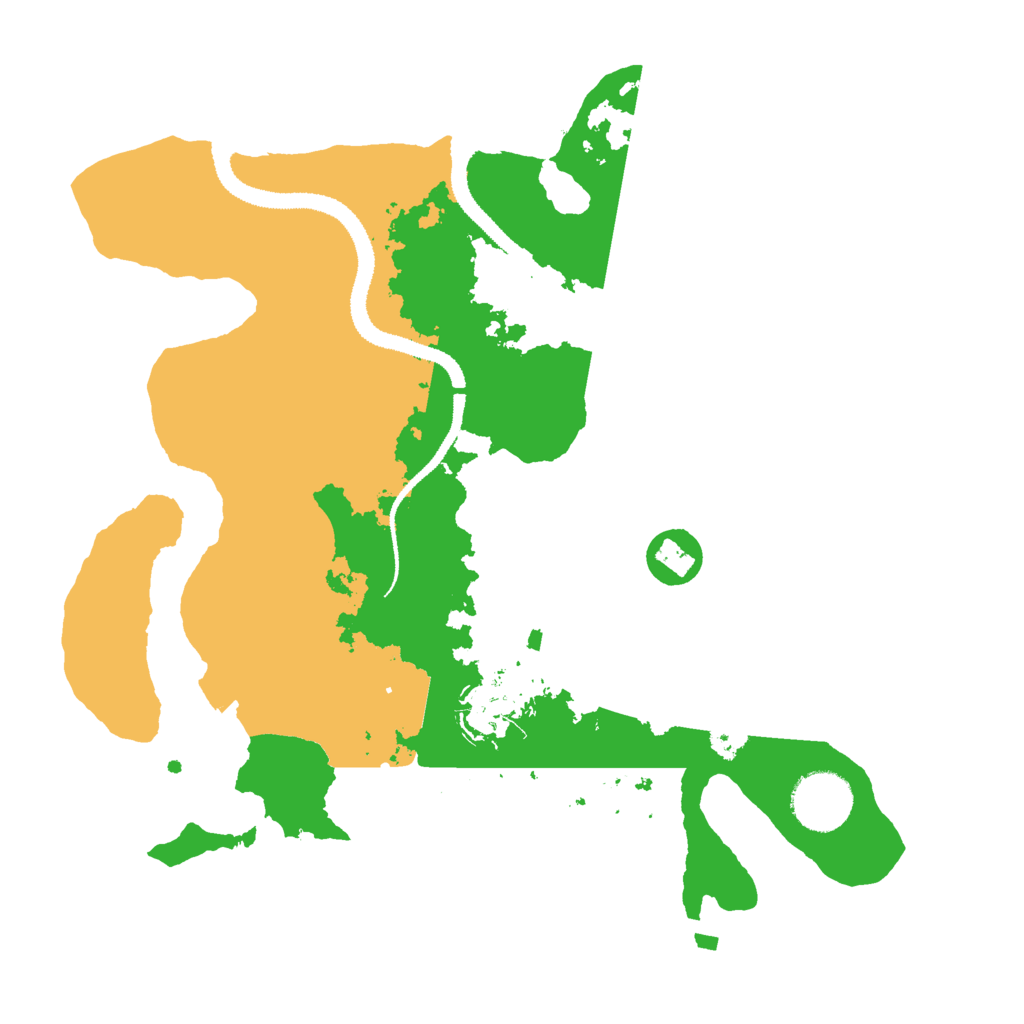 Biome Rust Map: Procedural Map, Size: 3000, Seed: 1362522386