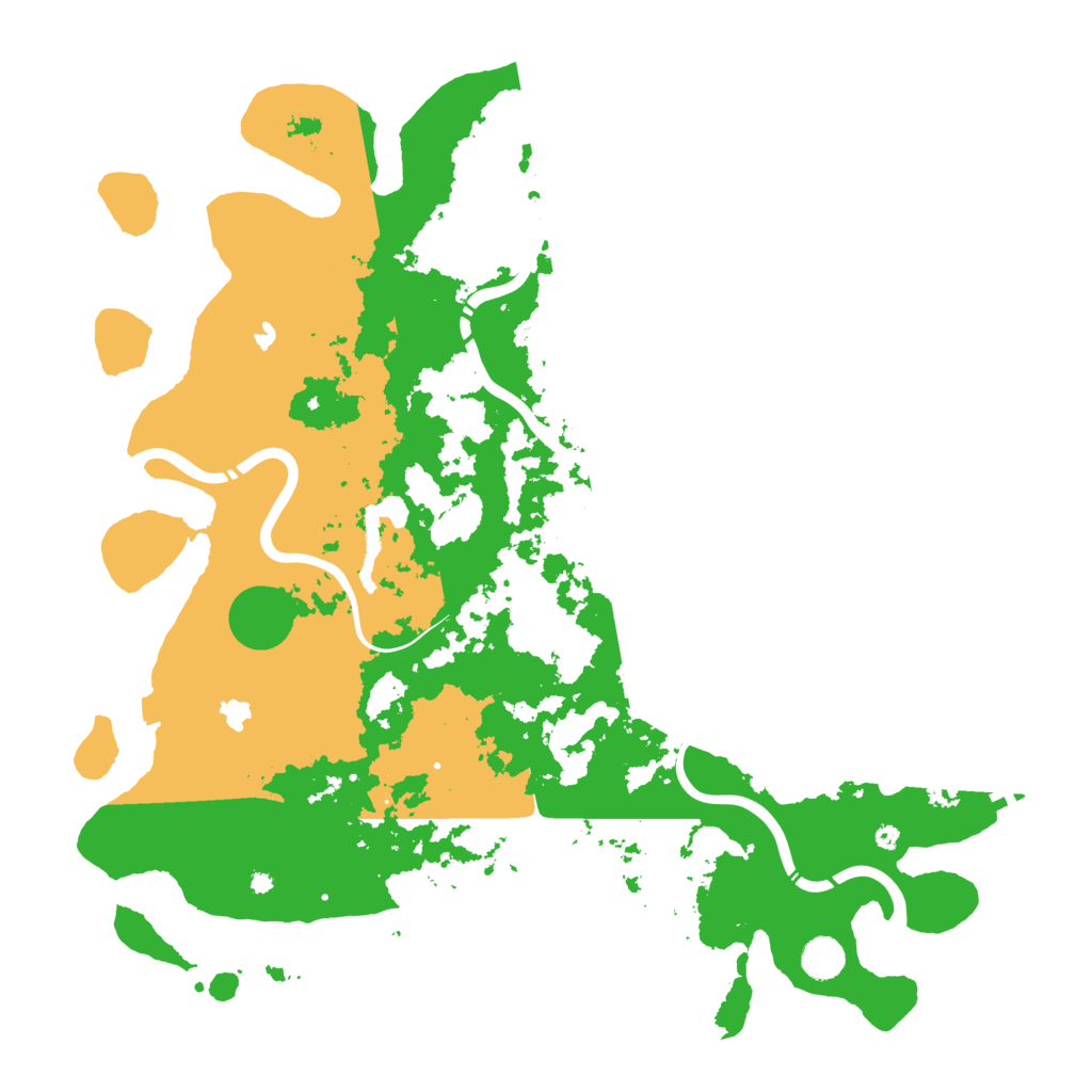 Biome Rust Map: Procedural Map, Size: 4500, Seed: 45383793