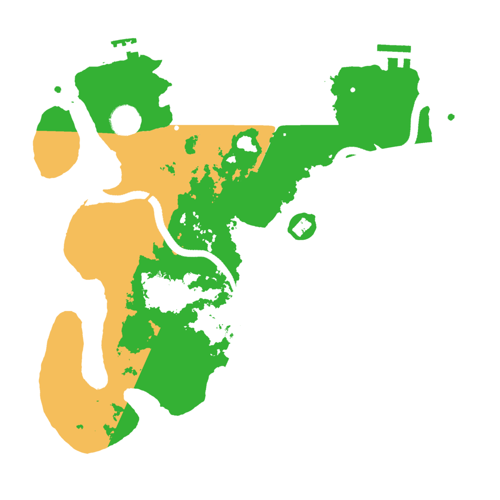 Biome Rust Map: Procedural Map, Size: 3000, Seed: 138099614