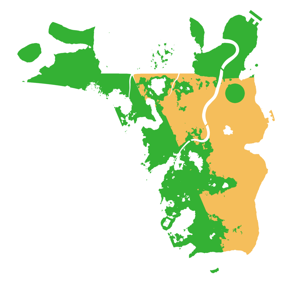 Biome Rust Map: Procedural Map, Size: 4000, Seed: 1319799800
