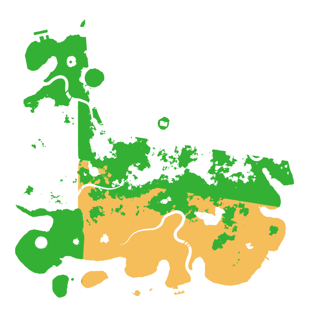 Biome Rust Map: Procedural Map, Size: 4500, Seed: 1465105937