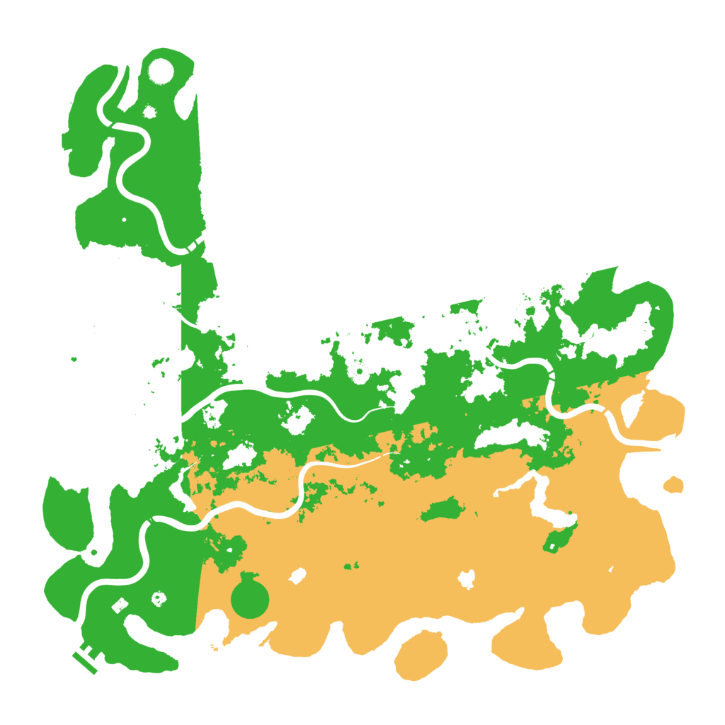 Biome Rust Map: Procedural Map, Size: 5000, Seed: 1054376713
