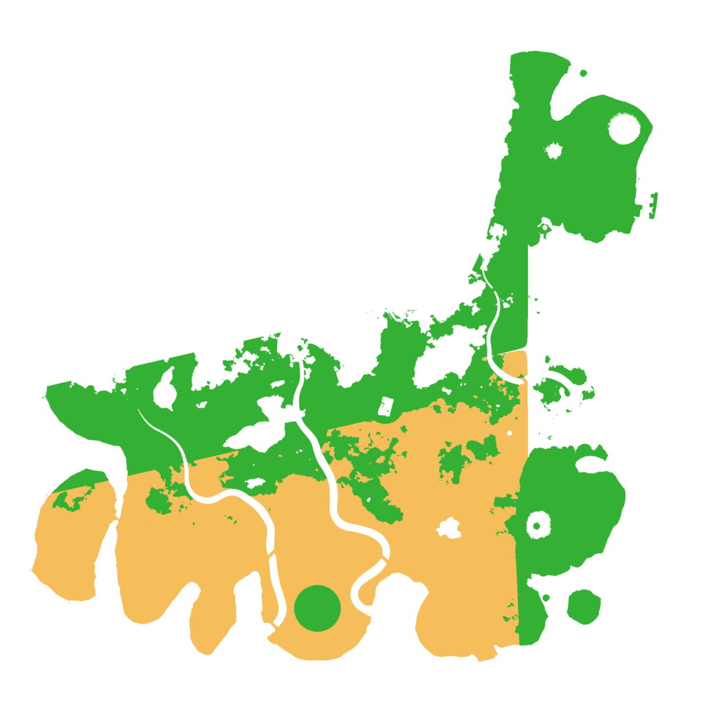 Biome Rust Map: Procedural Map, Size: 4000, Seed: 68363082