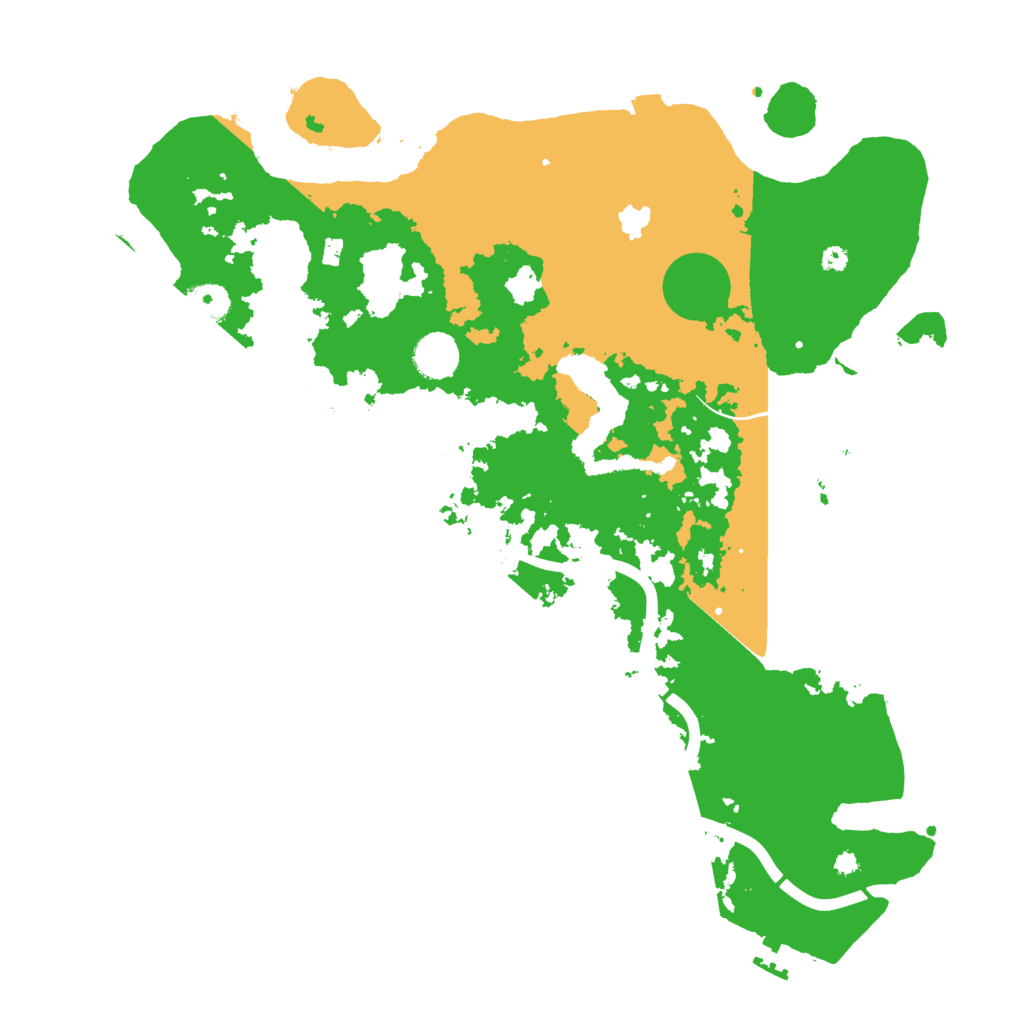 Biome Rust Map: Procedural Map, Size: 4000, Seed: 439113492