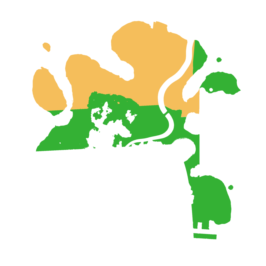 Biome Rust Map: Procedural Map, Size: 2200, Seed: 1663161268