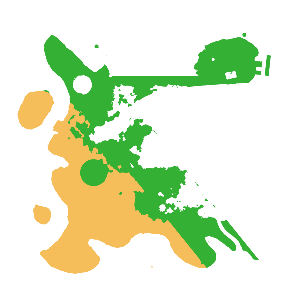 Biome Rust Map: Procedural Map, Size: 3000, Seed: 455618843