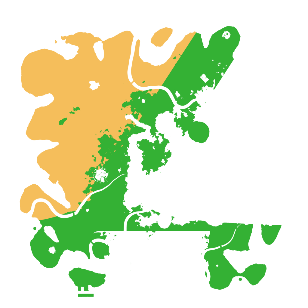 Biome Rust Map: Procedural Map, Size: 4000, Seed: 348138111