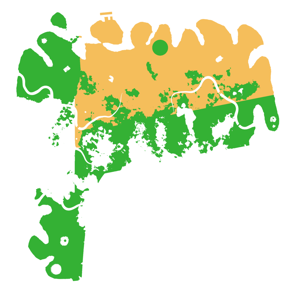 Biome Rust Map: Procedural Map, Size: 5000, Seed: 1796629139