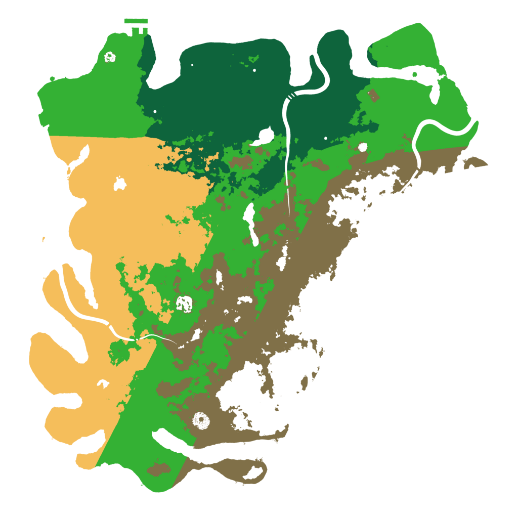 Biome Rust Map: Procedural Map, Size: 4500, Seed: 52586635