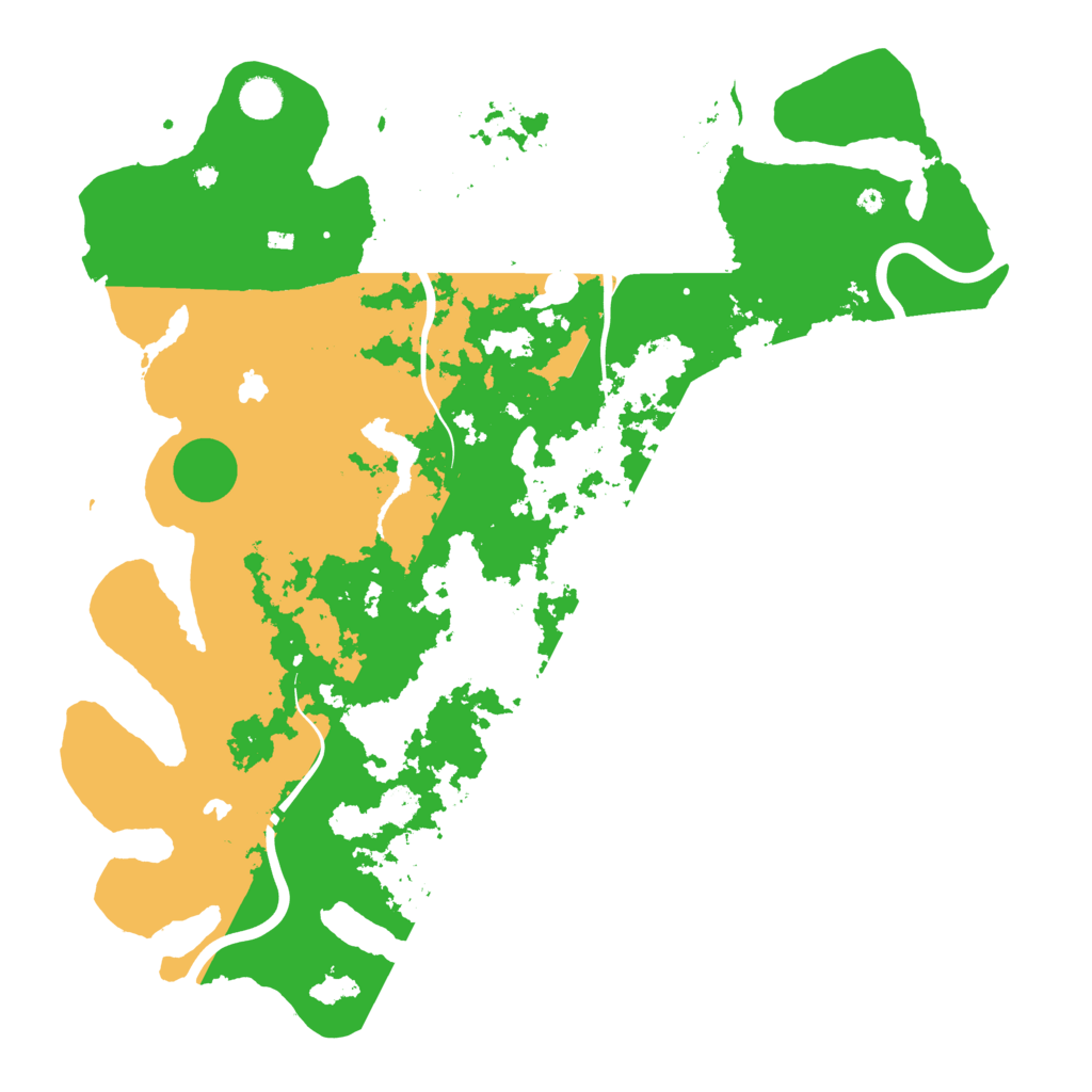 Biome Rust Map: Procedural Map, Size: 4500, Seed: 52586635