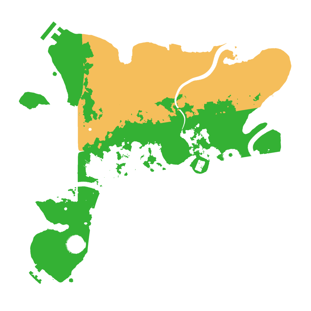 Biome Rust Map: Procedural Map, Size: 3000, Seed: 1240011954