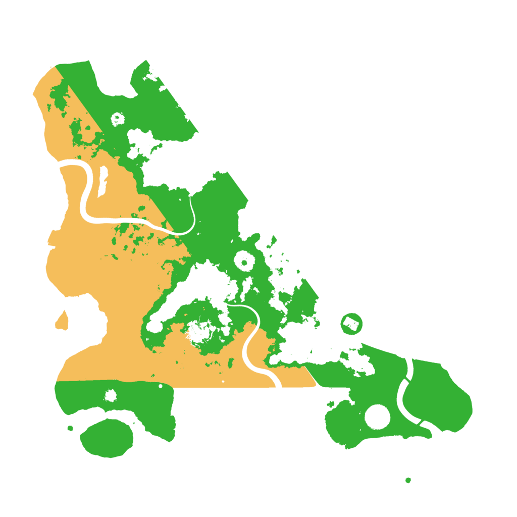 Biome Rust Map: Procedural Map, Size: 3800, Seed: 549130625