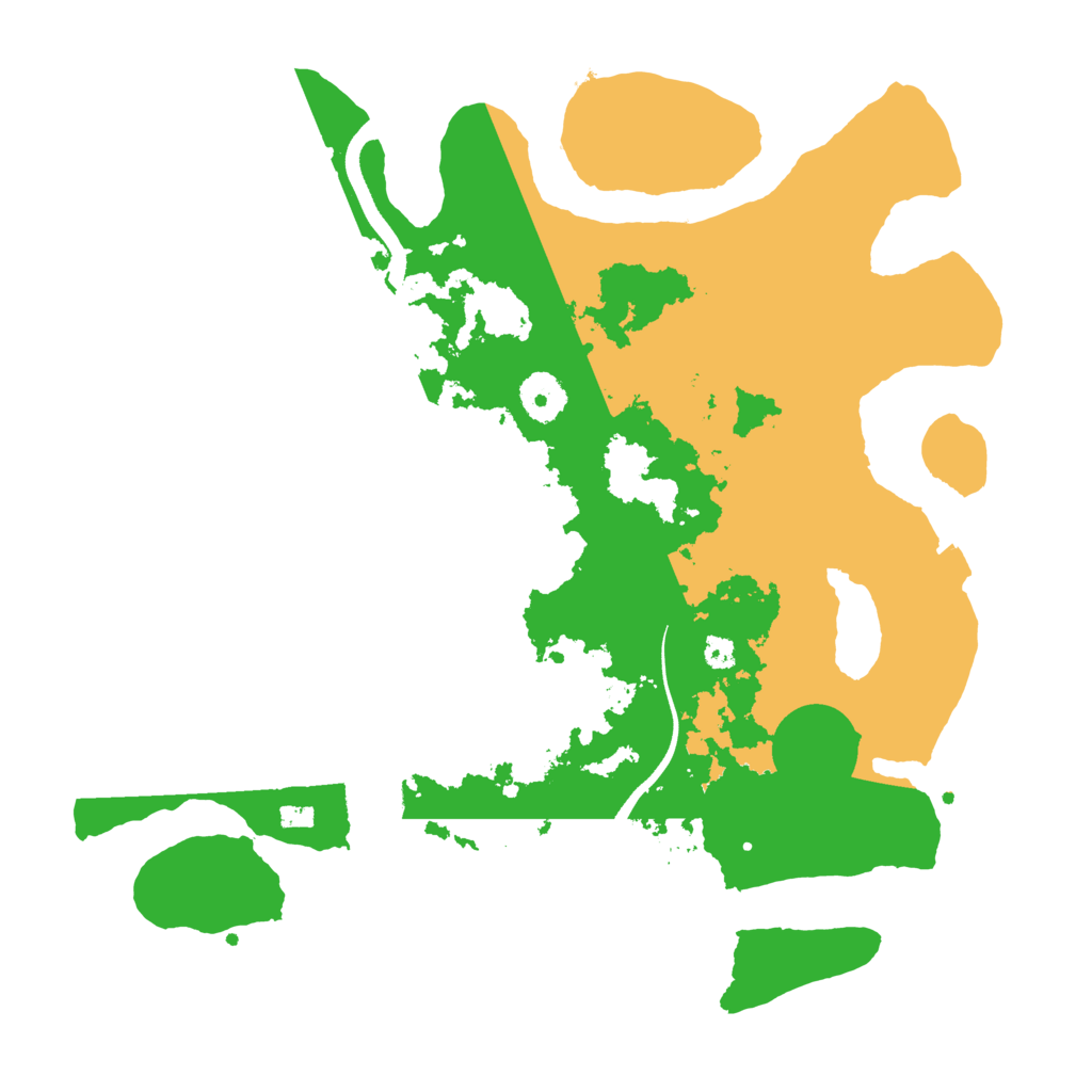 Biome Rust Map: Procedural Map, Size: 3500, Seed: 1668063148