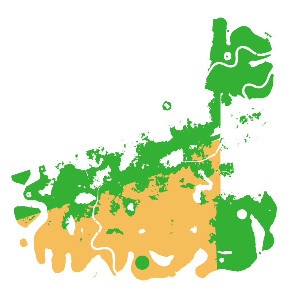 Biome Rust Map: Procedural Map, Size: 5500, Seed: 487228217