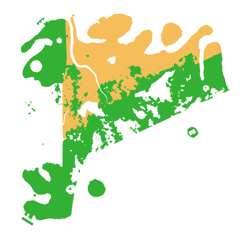 Biome Rust Map: Procedural Map, Size: 4000, Seed: 64446