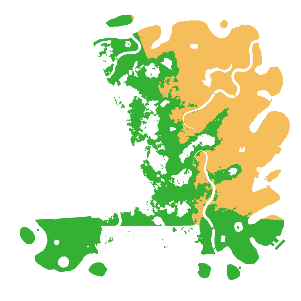 Biome Rust Map: Procedural Map, Size: 4800, Seed: 2001185735