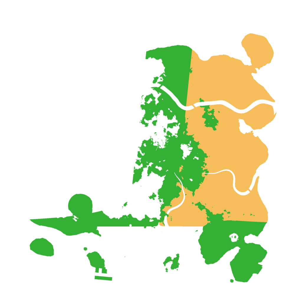 Biome Rust Map: Procedural Map, Size: 3500, Seed: 117268430