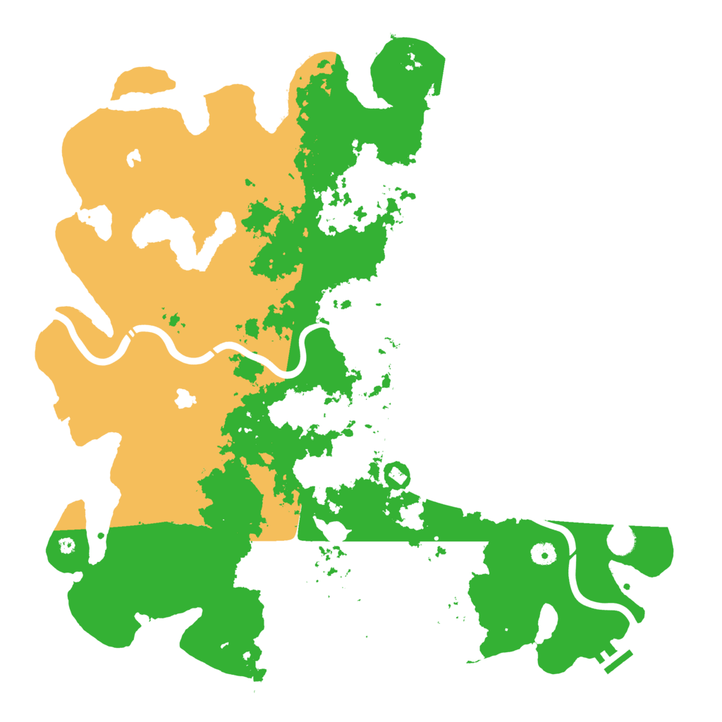 Biome Rust Map: Procedural Map, Size: 4500, Seed: 2107058059