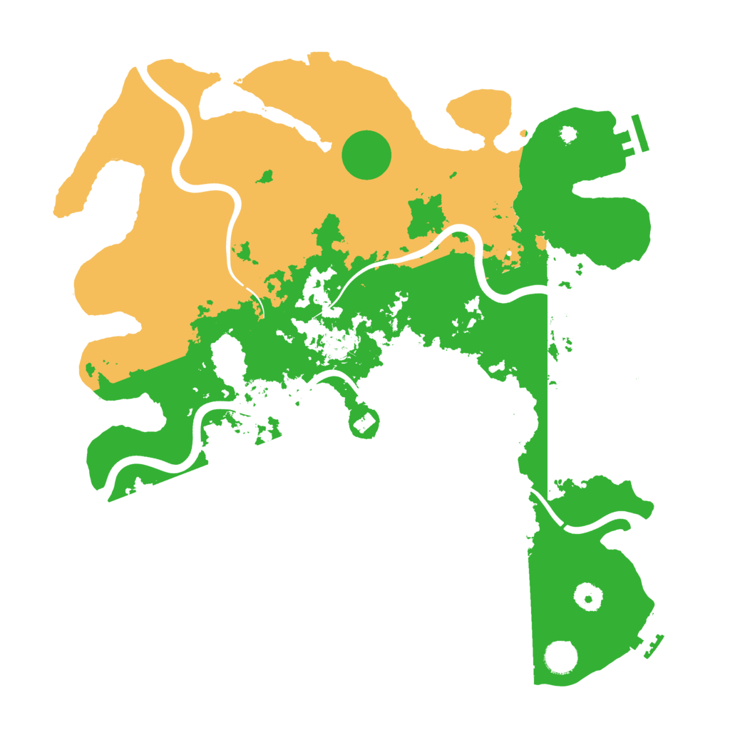 Biome Rust Map: Procedural Map, Size: 3900, Seed: 1309520299