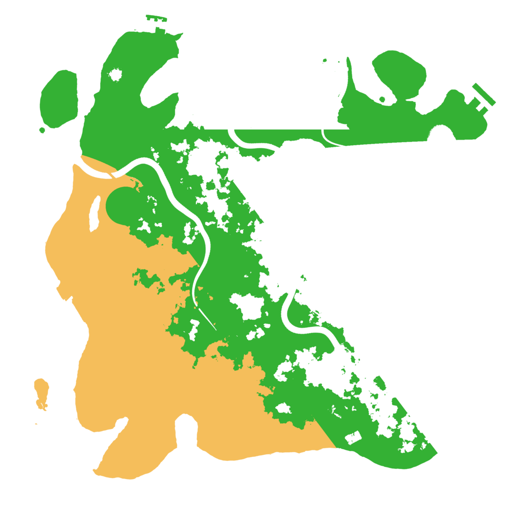 Biome Rust Map: Procedural Map, Size: 3700, Seed: 1908907446