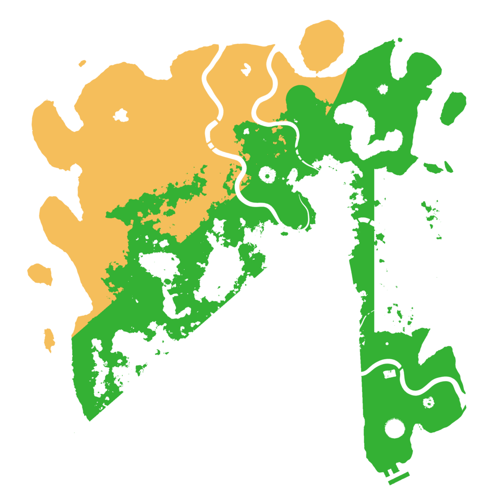 Biome Rust Map: Procedural Map, Size: 4500, Seed: 921166472